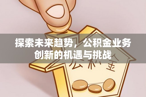 临西探索未来趋势，公积金业务创新的机遇与挑战