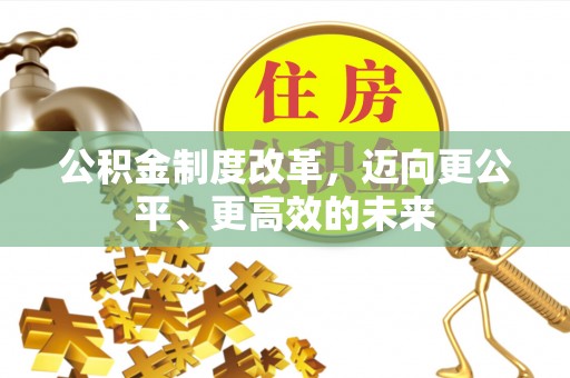 临西公积金制度改革，迈向更公平、更高效的未来
