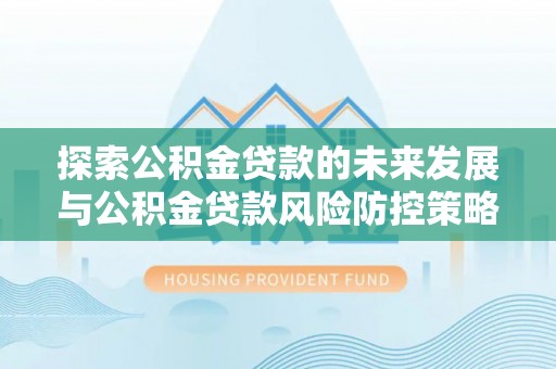 临西探索公积金贷款的未来发展与公积金贷款风险防控策略