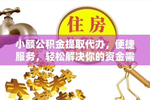 临西小额公积金提取代办，便捷服务，轻松解决你的资金需求