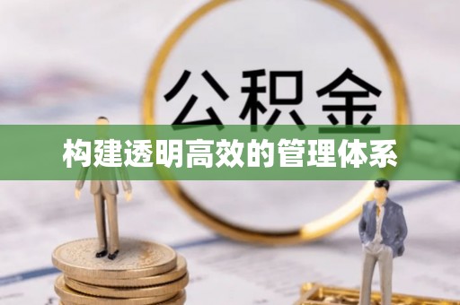 临西构建透明高效的管理体系