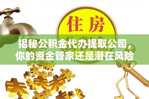 临西揭秘公积金代办提取公司，你的资金管家还是潜在风险？