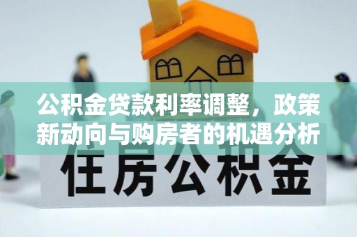 临西公积金贷款利率调整，政策新动向与购房者的机遇分析