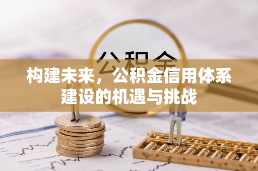 临西构建未来，公积金信用体系建设的机遇与挑战