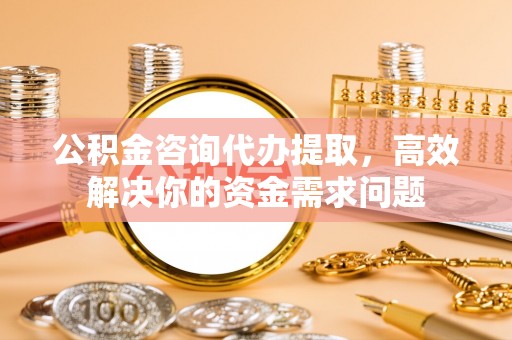 临西公积金咨询代办提取，高效解决你的资金需求问题