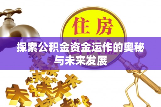 临西探索公积金资金运作的奥秘与未来发展