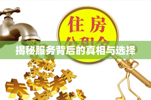 临西揭秘服务背后的真相与选择