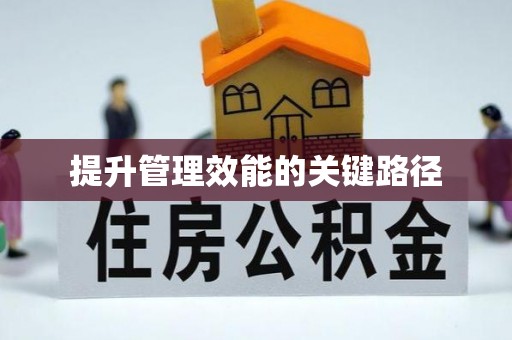 临西提升管理效能的关键路径