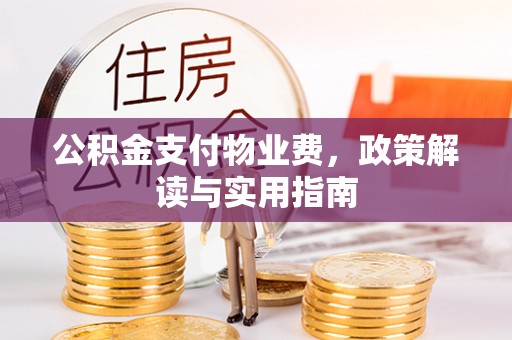 临西公积金支付物业费，政策解读与实用指南