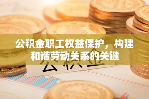 临西公积金职工权益保护，构建和谐劳动关系的关键