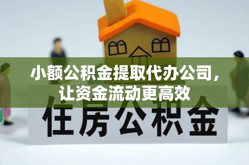 临西小额公积金提取代办公司，让资金流动更高效